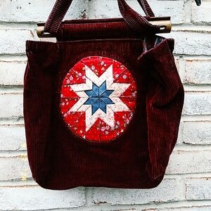 Amish quilt purse